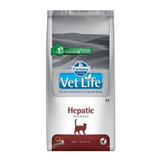 Vet Life Natural CAT Hepatic 2kg | Veterinární diety a ŠPIČKOVÁ KRMIVA